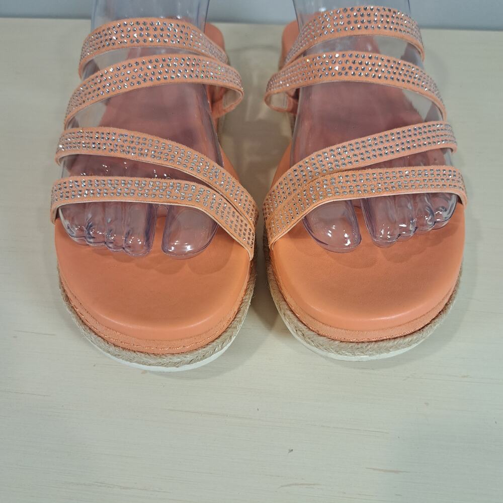 Vince Camuto Rallsan Strappy Crystal Women's Sandals Mimosa Size 8 - Picture 4 of 12